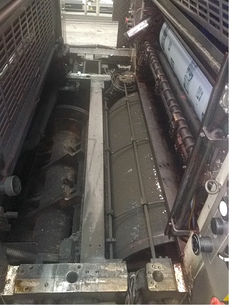 Firstan burnt printing press