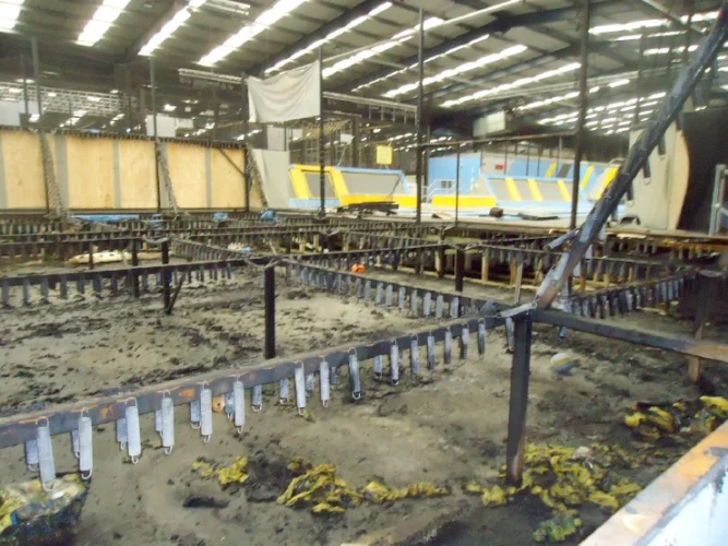 Oxygen burnt building